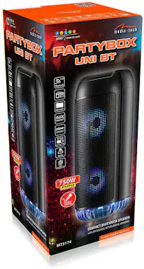 Mediatech Altavoz media-tech bluetooth con microfono partybo Mediatech Altavoz media-tech bluetooth con microfono partybo