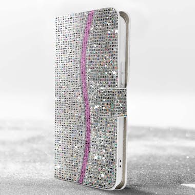 Avizar Funda para iPhone 15 Pro Glitter Disco Cartera Por Avizar Funda para iPhone 15 Pro Glitter Disco Cartera Por