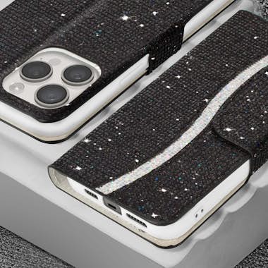 Avizar Funda para iPhone 15 Pro Max Glitter Disco Cartera Avizar Funda para iPhone 15 Pro Max Glitter Disco Cartera