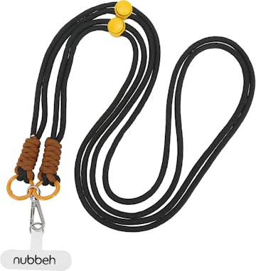 Nubbeh Cordón trenzado doble con tarjeta para smartphone Nubbeh Cordón trenzado doble con tarjeta para smartphone
