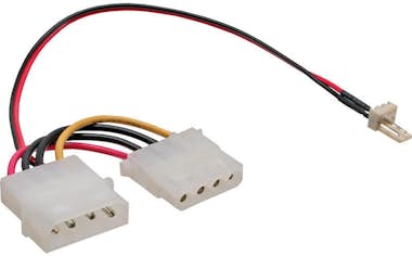 InLine Adaptador de ventilador inline 3 pines a molex de InLine Adaptador de ventilador inline 3 pines a molex de