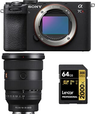 Sony Alpha a7CR Cámara sin espejo (negra)+ FE 16-35mm f Sony Alpha a7CR Cámara sin espejo (negra)+ FE 16-35mm f
