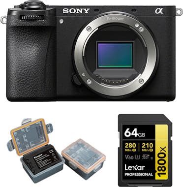 Sony Alpha ILCE6700 (A6700) Cuerpo+Lexar 64GB Professio Sony Alpha ILCE6700 (A6700) Cuerpo+Lexar 64GB Professio