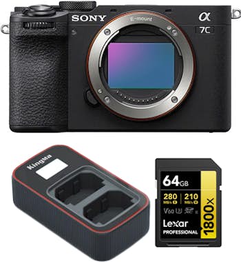 Sony Alpha A7C II Cuerpo Negro+Lexar 64GB Professional Sony Alpha A7C II Cuerpo Negro+Lexar 64GB Professional