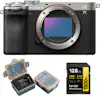 Sony Alpha A7C II Cuerpo Plata+Lexar 128GB Tarjeta de M Sony Alpha A7C II Cuerpo Plata+Lexar 128GB Tarjeta de M