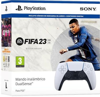 Sony Pack mando ps5 dualsense white + fifa 23 ps5 Sony Pack mando ps5 dualsense white + fifa 23 ps5