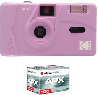 KODAK Cámara recargable M35-35mm - Rosa caramelo KODAK Cámara recargable M35-35mm - Rosa caramelo