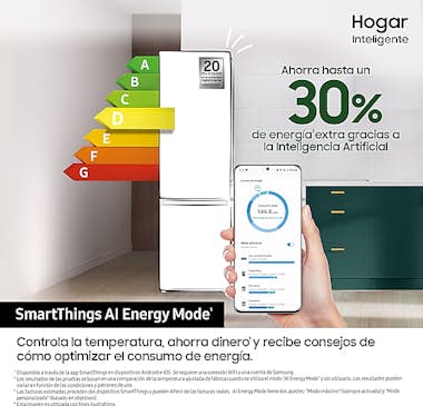 Samsung Samsung RB34C600DWW nevera y congelador Independie Samsung Samsung RB34C600DWW nevera y congelador Independie