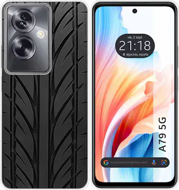 Tumundosmartphone Funda Silicona Oppo A79 5G Neumatico Tumundosmartphone Funda Silicona Oppo A79 5G Neumatico