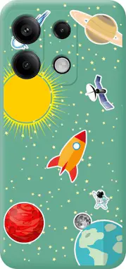 Tumundosmartphone Funda Verde Xiaomi Redmi Note 13 Pro 5G Espacio Tumundosmartphone Funda Verde Xiaomi Redmi Note 13 Pro 5G Espacio