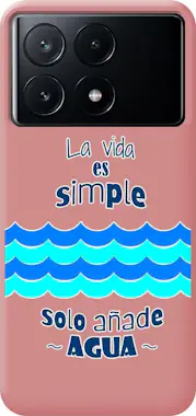 Tumundosmartphone Funda Rosa Xiaomi Poco X6 Pro 5G Agua Tumundosmartphone Funda Rosa Xiaomi Poco X6 Pro 5G Agua