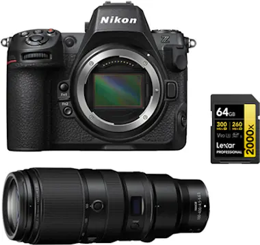 Nikon Z8 Cuerpo+ Z 100-400mm f4.5-5.6 VR S NIKKOR+Lexar Nikon Z8 Cuerpo+ Z 100-400mm f4.5-5.6 VR S NIKKOR+Lexar