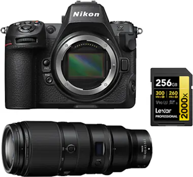 Nikon Z8 Cuerpo+ Z 100-400mm f4.5-5.6 VR S NIKKOR+Lexar Nikon Z8 Cuerpo+ Z 100-400mm f4.5-5.6 VR S NIKKOR+Lexar