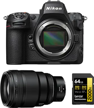 Nikon Z8 Cuerpo+ Z 85mm f1.2 S NIKKOR+Lexar 64GB Tarjeta Nikon Z8 Cuerpo+ Z 85mm f1.2 S NIKKOR+Lexar 64GB Tarjeta