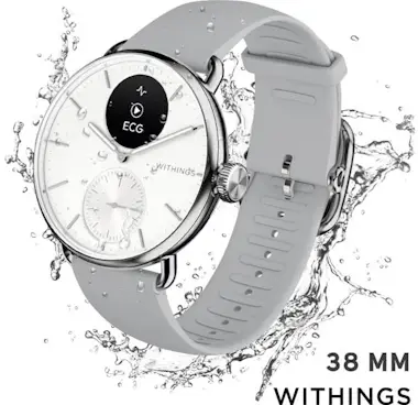 Withings Reloj conectado de 38 mm Batería de 30 días ScanWa Withings Reloj conectado de 38 mm Batería de 30 días ScanWa