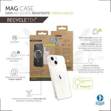 Muvit muvit for change funda recycletek Magsafe compatib Muvit muvit for change funda recycletek Magsafe compatib