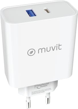 Muvit muvit for change cargador de pared 1 USB QC 3.0 18 Muvit muvit for change cargador de pared 1 USB QC 3.0 18
