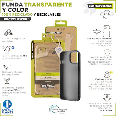 Muvit muvit for change funda recycletek compatible con A Muvit muvit for change funda recycletek compatible con A