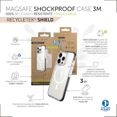 Muvit muvit for change funda recycletek Magsafe shockpro Muvit muvit for change funda recycletek Magsafe shockpro