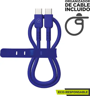 Muvit muvit for change cable Tipo C a Tipo C 3A/60W 0.2m Muvit muvit for change cable Tipo C a Tipo C 3A/60W 0.2m