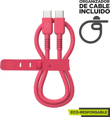 Muvit muvit for change cable Tipo C a Tipo C 3A/60W 0.2m Muvit muvit for change cable Tipo C a Tipo C 3A/60W 0.2m