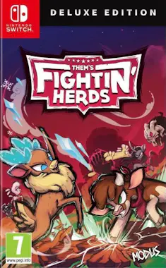 Just for Games Thems Fightin Herds - Juego de interruptor de ed Just for Games Thems Fightin Herds - Juego de interruptor de ed