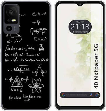 Tumundosmartphone Funda Silicona TCL 40 NXTPAPER 5G Formulas Tumundosmartphone Funda Silicona TCL 40 NXTPAPER 5G Formulas