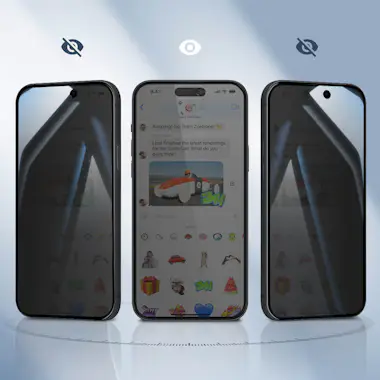 Avizar Cristal templado para iPhone 15 Pro Max Anti-Espía Avizar Cristal templado para iPhone 15 Pro Max Anti-Espía