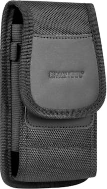 Avizar Funda vertical de nylon para smartphone con clip y Avizar Funda vertical de nylon para smartphone con clip y