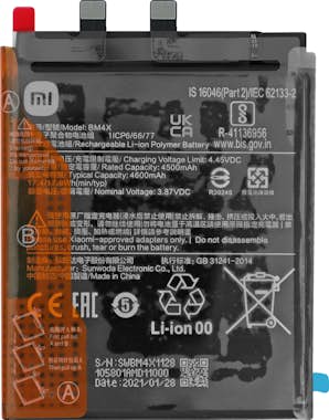 Xiaomi Batería Interna para Mi 11 5G 4600mAh Original BM4 Xiaomi Batería Interna para Mi 11 5G 4600mAh Original BM4