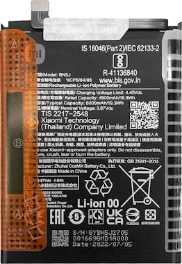 Xiaomi Batería Interna para 12T y 12T Pro 5000mAh Origina Xiaomi Batería Interna para 12T y 12T Pro 5000mAh Origina