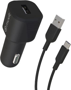 Muvit muvit for change pack cargador coche USB 12W + Cab Muvit muvit for change pack cargador coche USB 12W + Cab
