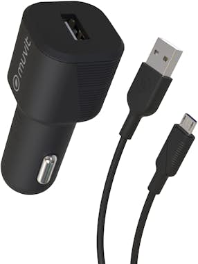 Muvit muvit for change pack cargador coche USB 2.4A 12W Muvit muvit for change pack cargador coche USB 2.4A 12W