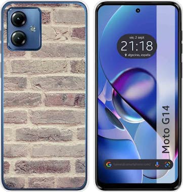 Tumundosmartphone Funda Silicona Motorola Moto G14 Ladrillo 01 Tumundosmartphone Funda Silicona Motorola Moto G14 Ladrillo 01