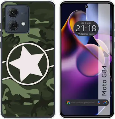 Tumundosmartphone Funda Silicona Motorola Moto G84 5G Camuflaje 01 Tumundosmartphone Funda Silicona Motorola Moto G84 5G Camuflaje 01