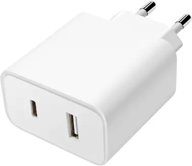 Xiaomi Cargador original USB + USB-C 33W Blanco Xiaomi Cargador original USB + USB-C 33W Blanco
