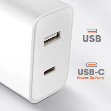 Xiaomi Cargador original USB + USB-C 33W Blanco Xiaomi Cargador original USB + USB-C 33W Blanco