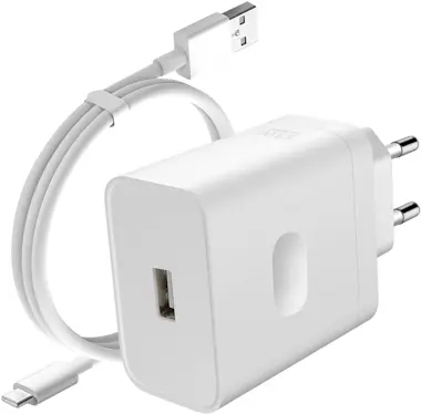 OPPO Cargador USB Oppo SuperVOOC 33W con cable USB a US OPPO Cargador USB Oppo SuperVOOC 33W con cable USB a US