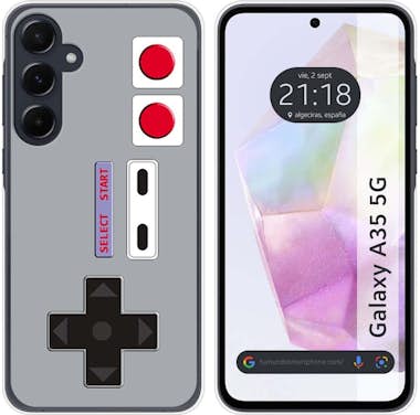 Tumundosmartphone Funda Silicona Samsung Galaxy A35 5G Consola Tumundosmartphone Funda Silicona Samsung Galaxy A35 5G Consola