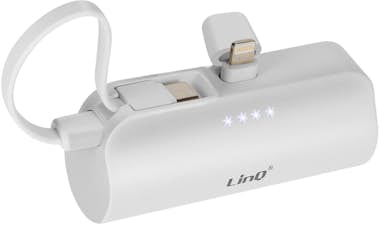 LinQ Batería 6000mAh de doble conectividad USB C y Ligh LinQ Batería 6000mAh de doble conectividad USB C y Ligh