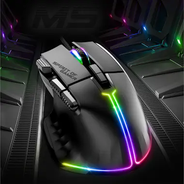Spirit Of Gamer Spirit of Gamer PRO-M5 ratón mano derecha USB tipo Spirit Of Gamer Spirit of Gamer PRO-M5 ratón mano derecha USB tipo