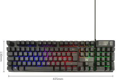 Ewent Ewent PL3319 teclado USB QWERTY Portugués Negro Ewent Ewent PL3319 teclado USB QWERTY Portugués Negro