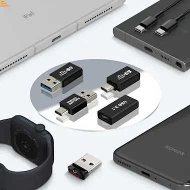Avizar Adaptador USB C + USB, Pack de 4 adaptadores OTG c Avizar Adaptador USB C + USB, Pack de 4 adaptadores OTG c