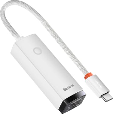 Baseus Adaptador USB-C a Ethernet RJ45 1000 Mbps, Blanco Baseus Adaptador USB-C a Ethernet RJ45 1000 Mbps, Blanco