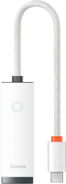 Baseus Adaptador USB-C a Ethernet RJ45 1000 Mbps, Blanco Baseus Adaptador USB-C a Ethernet RJ45 1000 Mbps, Blanco