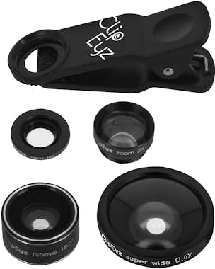 ClipEyz Smartphone HD 4 en 1 Gran Angular / Ojo de Pez / M ClipEyz Smartphone HD 4 en 1 Gran Angular / Ojo de Pez / M