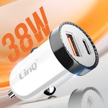 LinQ Cargador de mechero de coche 38 W Power Delivery + LinQ Cargador de mechero de coche 38 W Power Delivery +