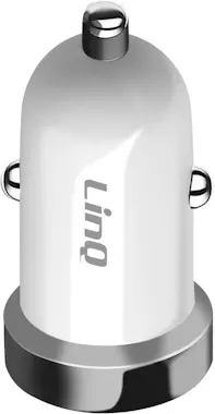 LinQ Cargador de coche compacto doble USB de 12 W Blanc LinQ Cargador de coche compacto doble USB de 12 W Blanc