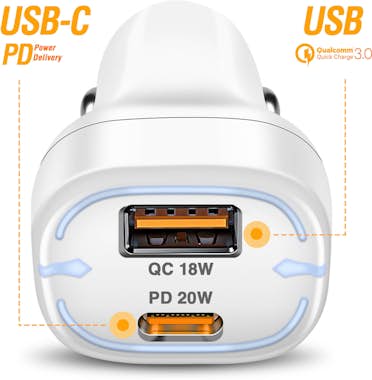 LinQ Cargador de coche Encendedor 2x SalidaS USB y USB LinQ Cargador de coche Encendedor 2x SalidaS USB y USB