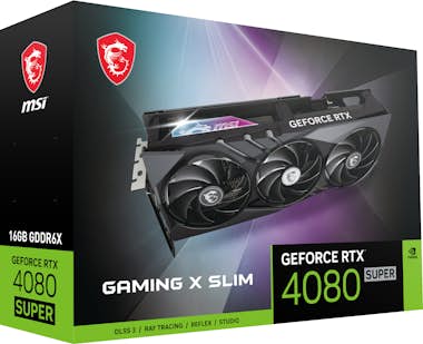 MSI MSI GAMING GeForce RTX 4080 SUPER 16G X SLIM NVIDI MSI MSI GAMING GeForce RTX 4080 SUPER 16G X SLIM NVIDI
